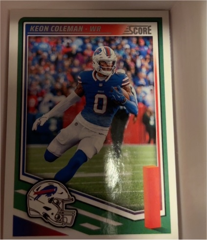 2025 Panini Score #4 Keon Coleman — front