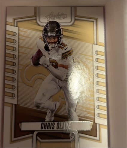 2023 Panini Absolute #72 Chris Olave New Orleans Saints — front