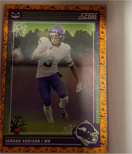 2024 Panini Score Halloween #184 Jordan Addison — front