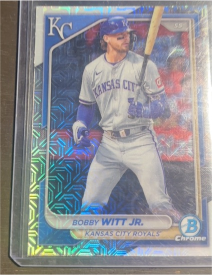 2024 Bowman Chrome #1 Bobby Witt Jr. — front