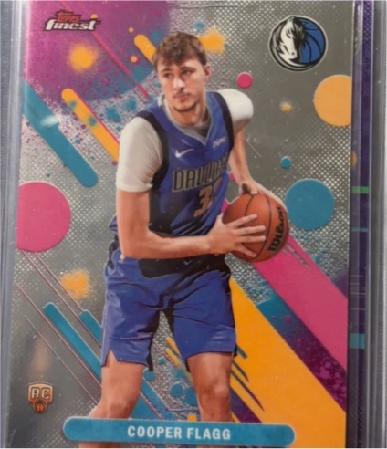2025 Topps Finest #1 Cooper Flagg — front