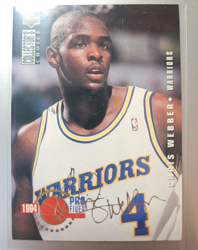 1994-95 Upper Deck Collector's Choice #200 Chris Webber — front