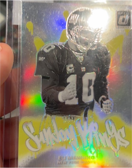 2025 Panini Donruss Optic #29 Eli Manning Sunday Kings — front