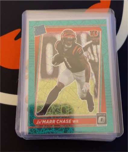 2021 Panini Donruss Optic #207 Ja'Marr Chase Rated Rookie — front