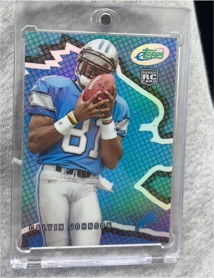 2007 Topps eTopps #8 Calvin Johnson — front