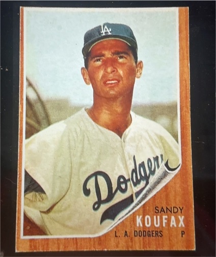 1962 Topps #5 Sandy Koufax — front