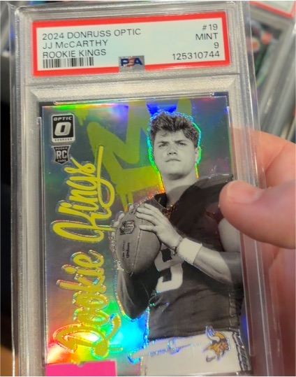 2024 Panini Donruss Optic Rookie Kings #19 JJ McCarthy — front