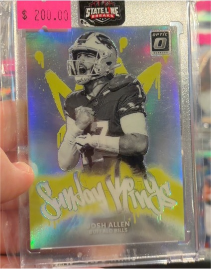 2025 Panini Donruss Optic #7 Josh Allen Sunday Kings — front