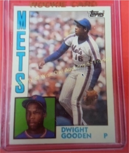 1986 Topps #F Dwight Gooden — front