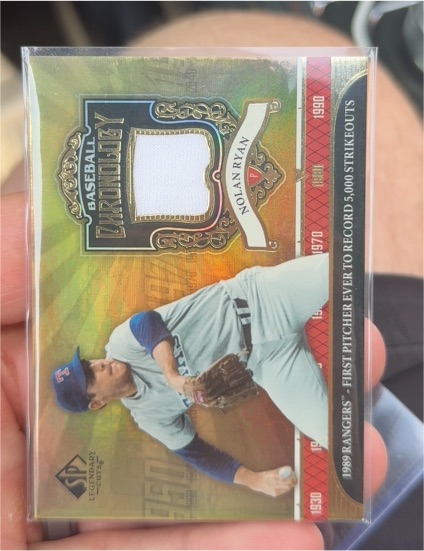 2006 SP Legendary Cuts #BC-NR2 Nolan Ryan Baseball Chronology Jersey — front