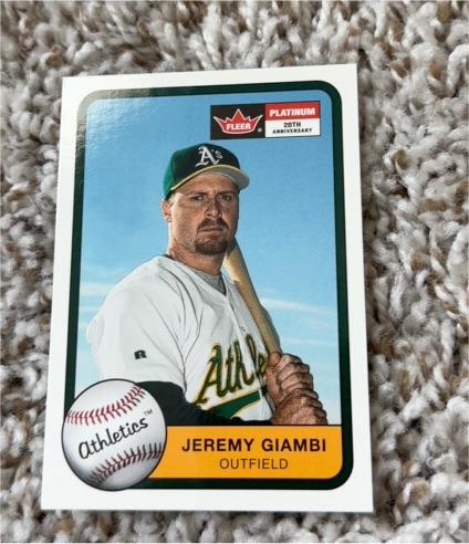 2001 Fleer Platinum #76 Jeremy Giambi — front