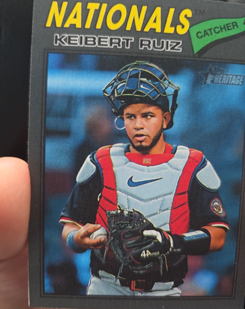 2026 Topps Heritage #201 Keibert Ruiz — front