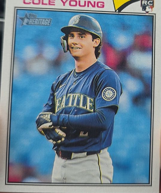 2026 Topps Heritage #142 Cole Young — front