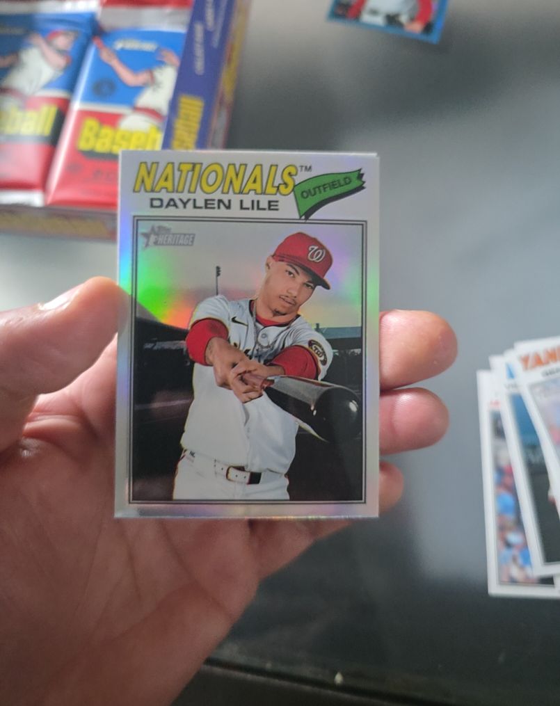 2026 Topps Heritage #124 Daylen Lile — front