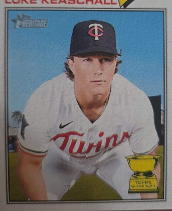 2026 Topps Heritage #116 Luke Keaschall — front
