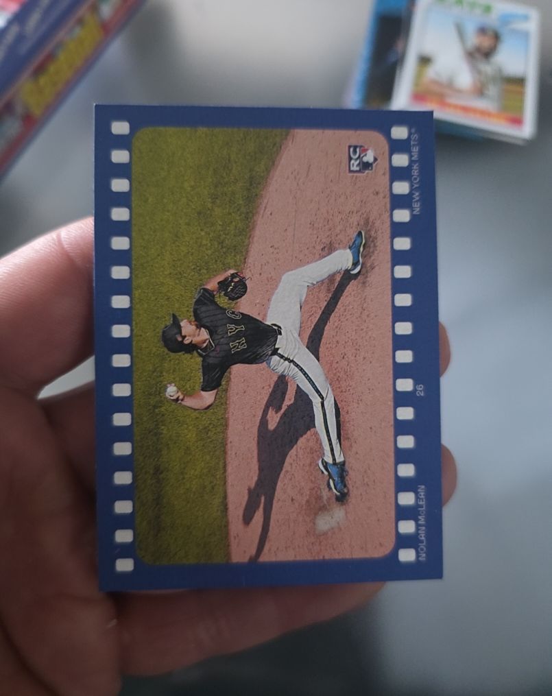 2026 Topps Heritage Ready, And Action #RA-NM Nolan McLean — front