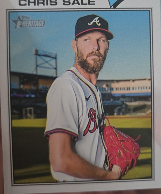 2026 Topps Heritage #278 Chris Sale — front