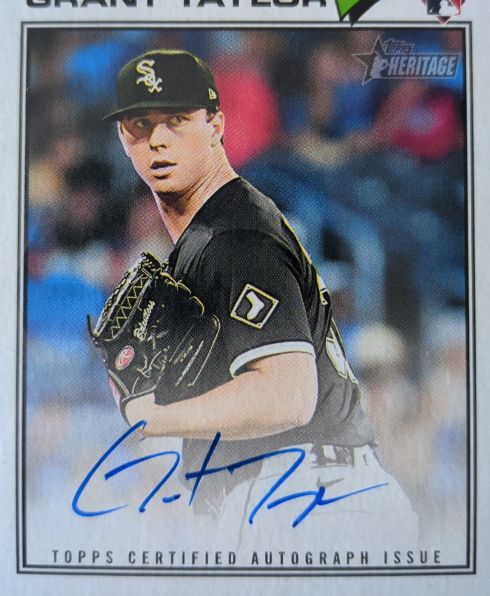 2026 Topps Heritage #ROA-GT Grant Taylor — front