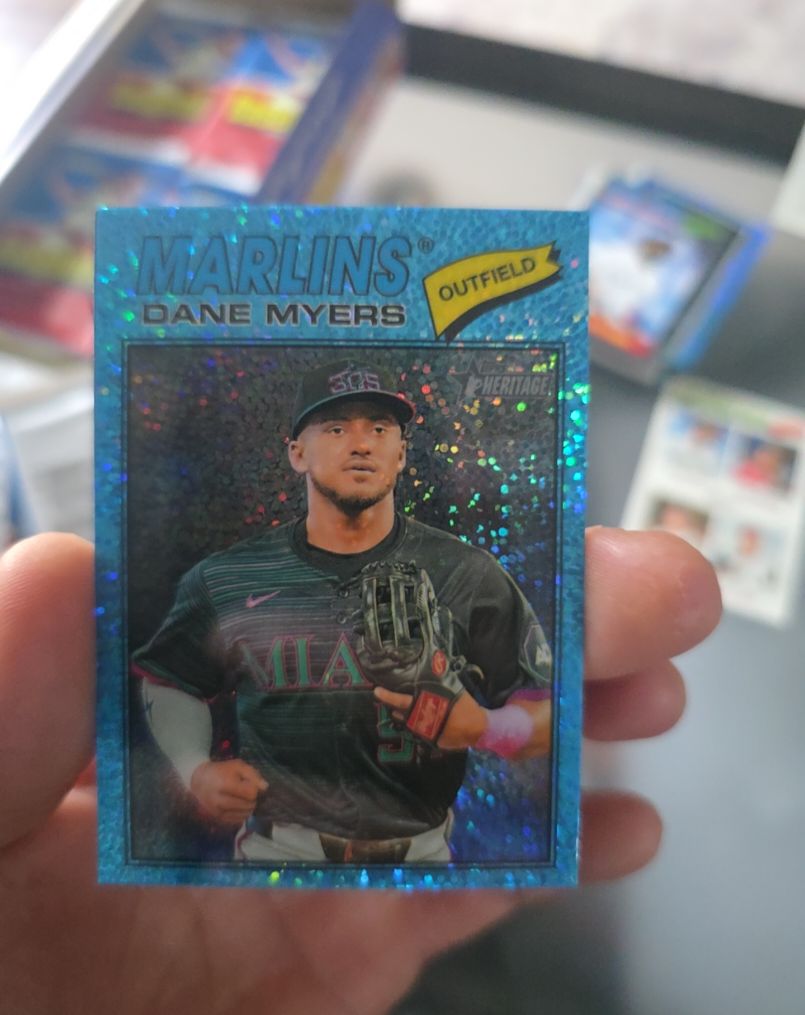 2026 Topps Heritage Chrome #75 Dane Myers — front