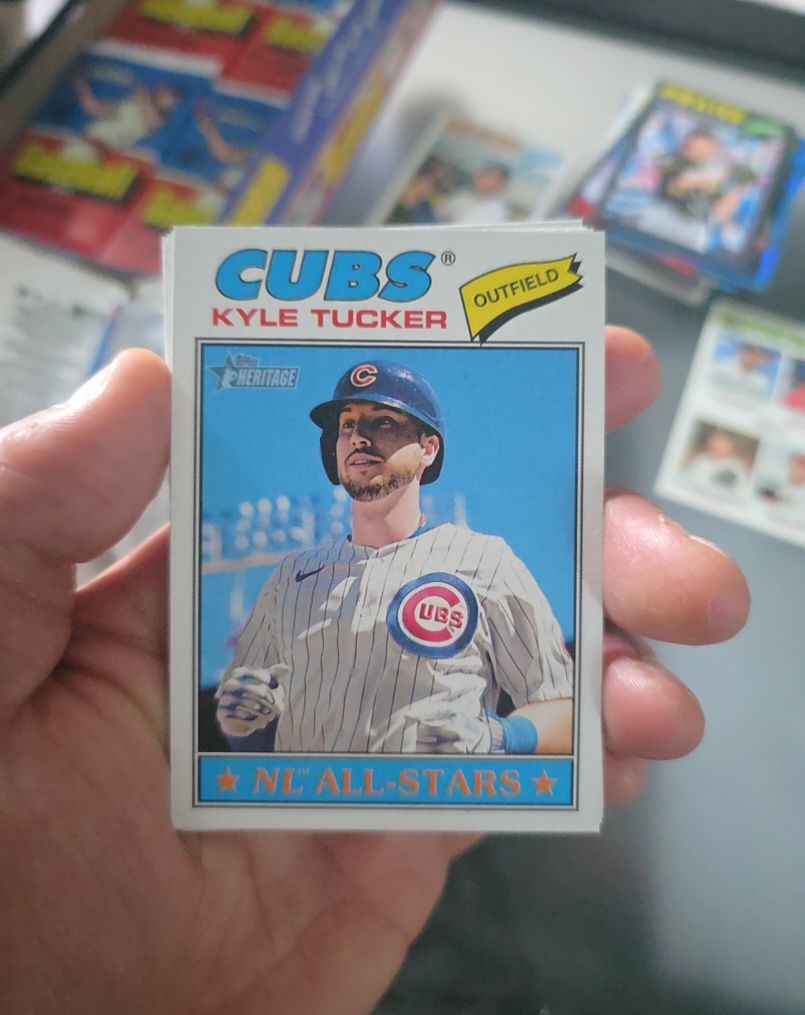 2026 Topps Heritage #187 Kyle Tucker — front