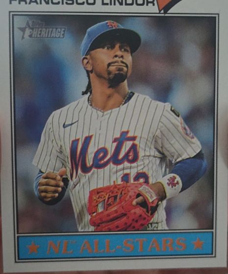 2026 Topps Heritage #146 Francisco Lindor — front