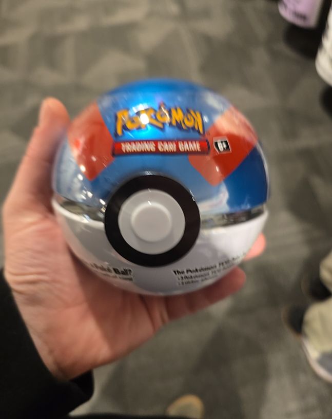 2025 Pokémon TCG Great Ball Poké Ball Tin — front