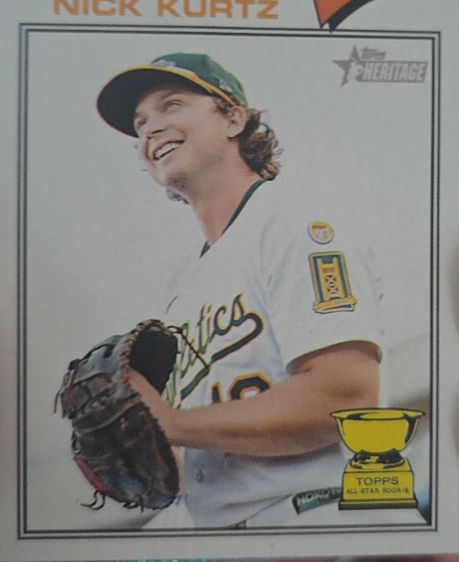2026 Topps Heritage #275 Nick Kurtz — front