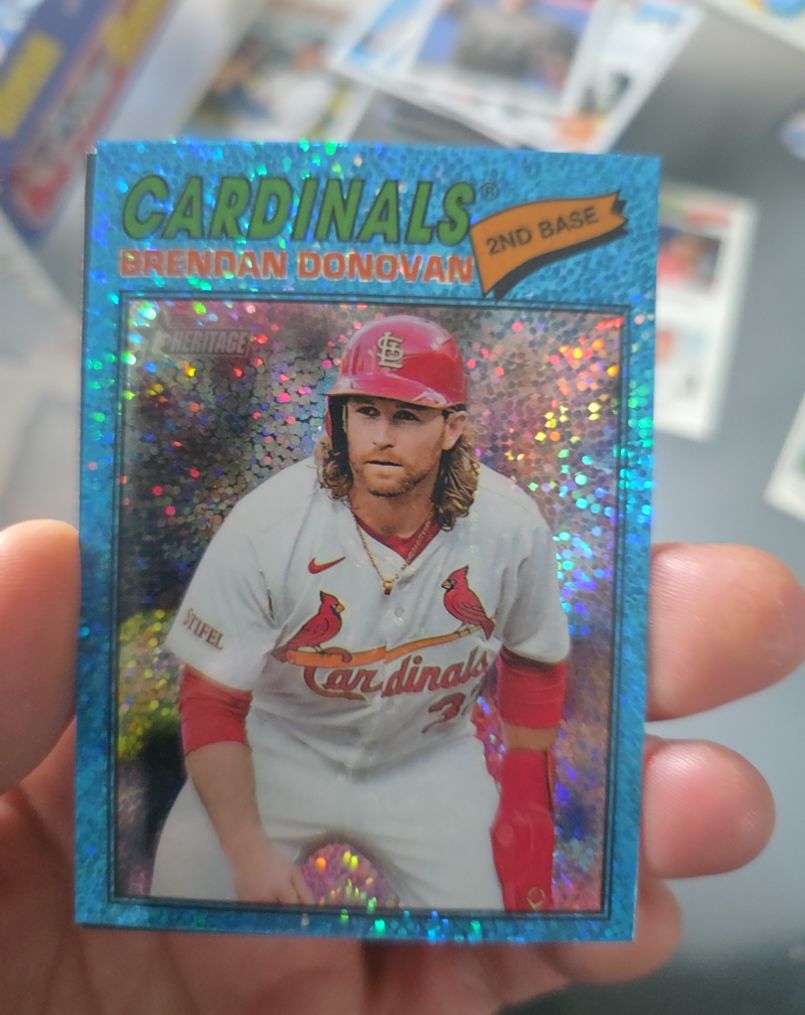 2026 Topps Heritage Chrome #95 Brendan Donovan — front