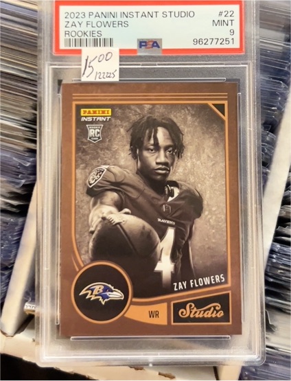 2023 Panini Instant Studio #22 Zay Flowers — front