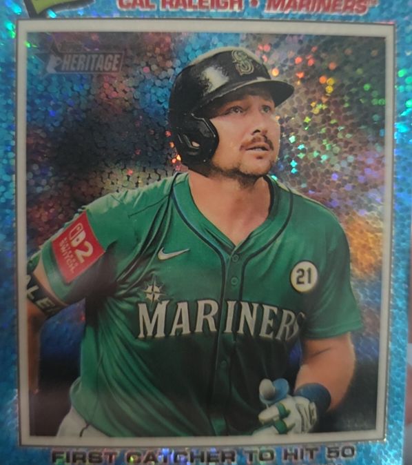 2026 Topps Heritage #231 Cal Raleigh — front