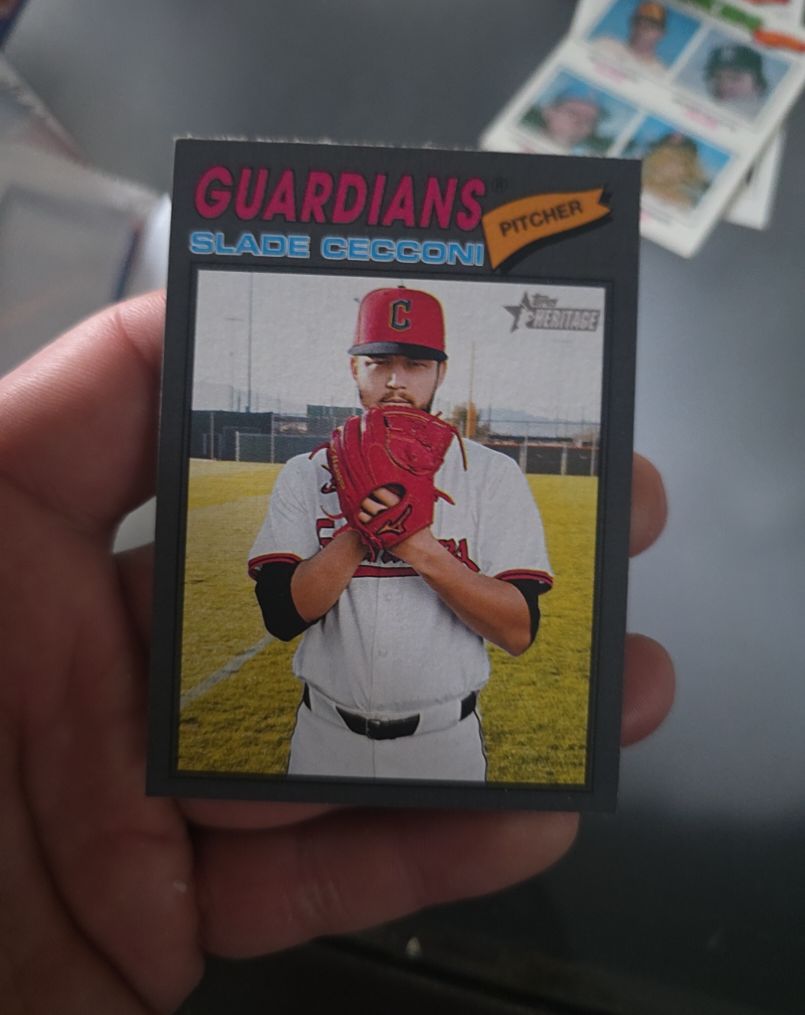 2026 Topps Heritage #87 Slade Cecconi — front