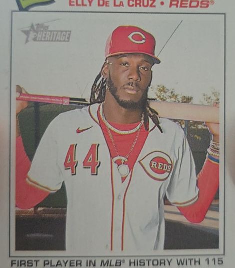 2026 Topps Heritage Record Breaker #233 Elly De La Cruz — front