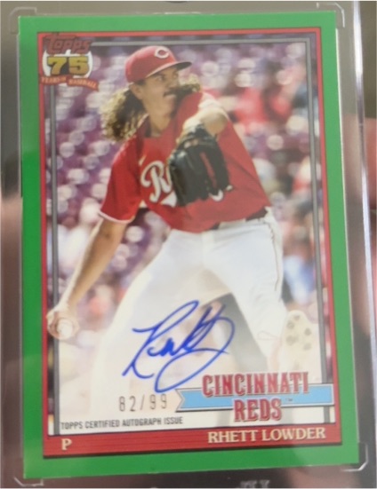 2026 Topps Series 1 #91A-LOW Rhett Lowder — front