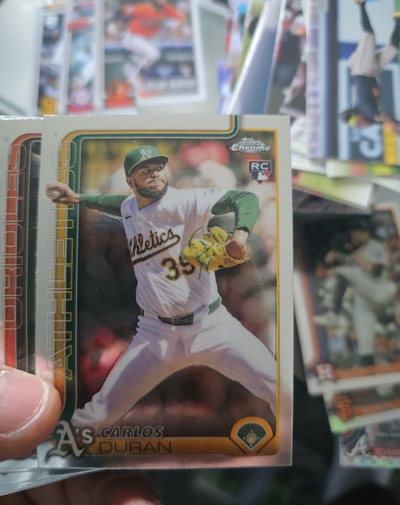 2025 Topps Chrome Update #USC84 Carlos Duran — front