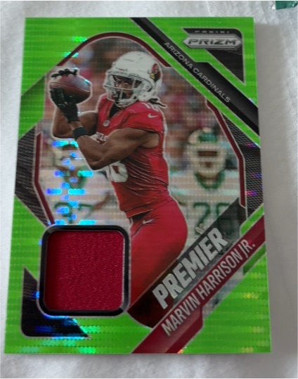 2024 Panini Prizm Premier Jerseys #PJ-MHJ Marvin Harrison Jr. — front