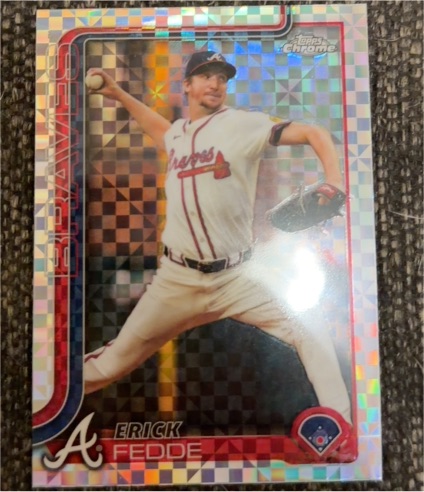2025 Topps Chrome Update #USC89 Erick Fedde — front