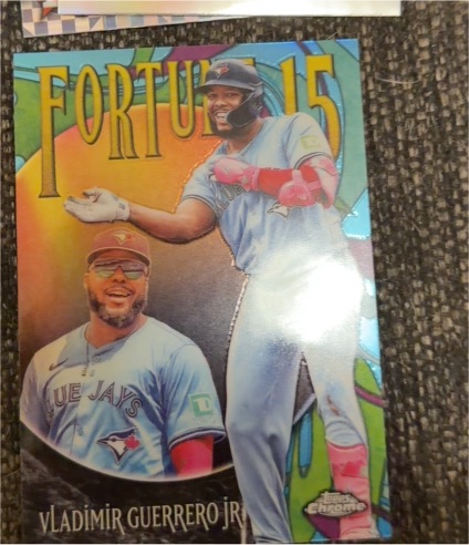 2025 Topps Chrome Update Fortune 15 #F15-7 Vladimir Guerrero Jr. — front
