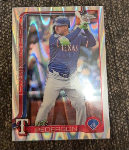 2025 Topps Chrome Update #USC46 Joc Pederson — front