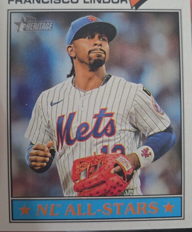2026 Topps Heritage #146 Francisco Lindor — front