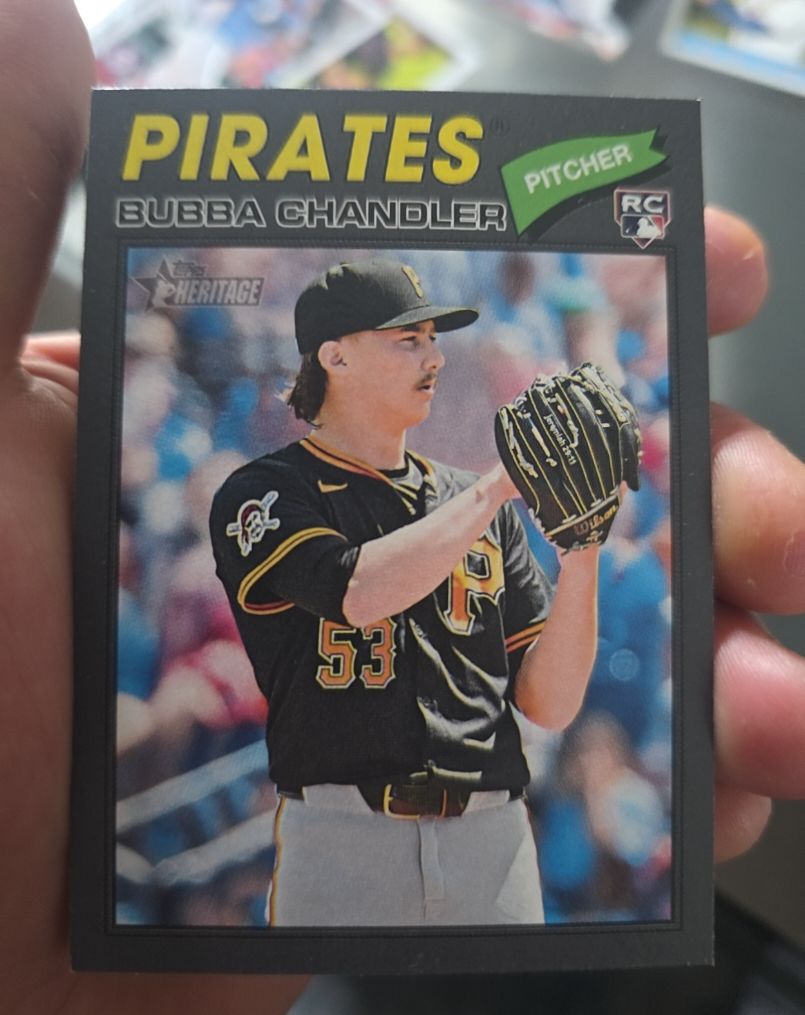 2026 Topps Heritage #265 Bubba Chandler — front