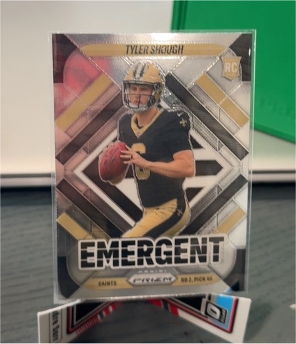2025 Panini Prizm Emergent #8 Tyler Shough — front