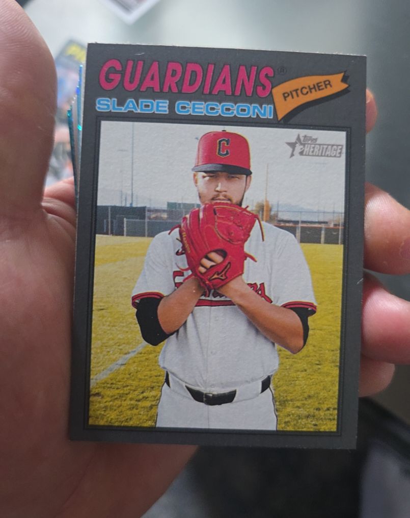 2026 Topps Heritage #87 Slade Cecconi — front