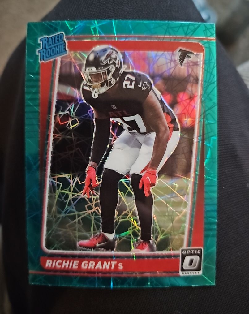 2021 Donruss Optic #269 Richie Grant Green Velocity — front