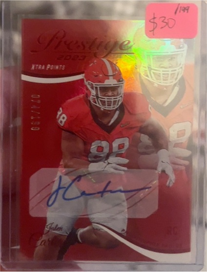 2023 Panini Prestige #344 Jalen Carter — front