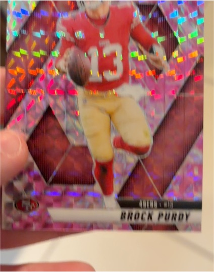 2025 Panini Mosaic #221 Brock Purdy — front