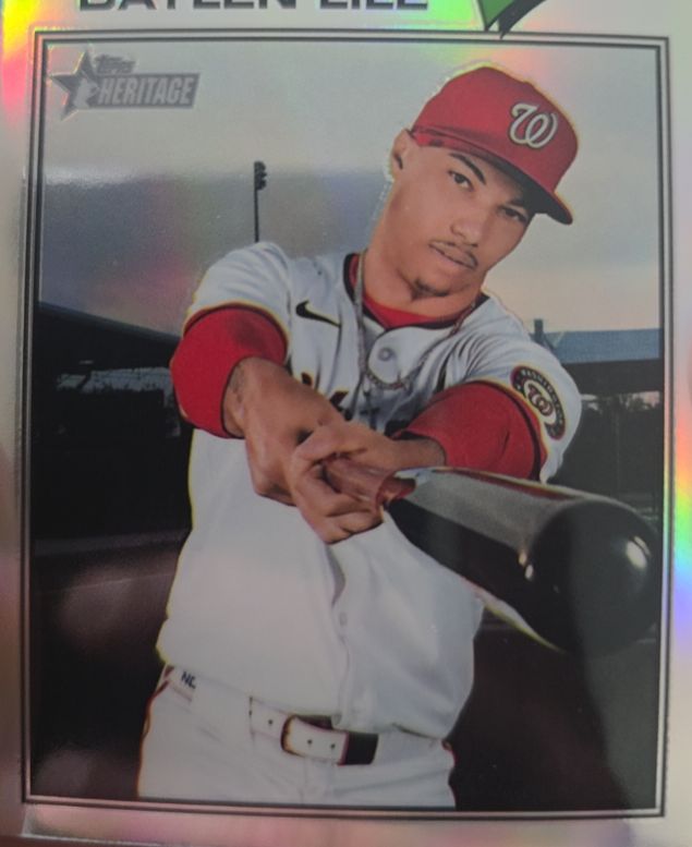 2026 Topps Heritage #124 Daylen Lile — front