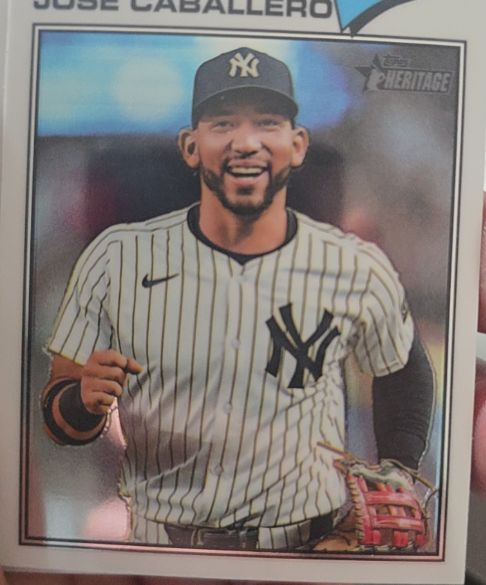 2026 Topps Heritage #328 Jose Caballero — front