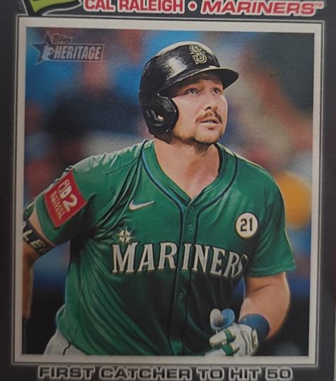 2026 Topps Heritage #231 Cal Raleigh — front