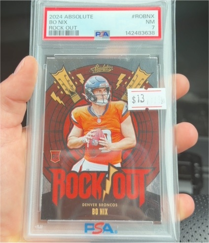 2024 Panini Absolute Rock Out #ROBNX Bo Nix — front