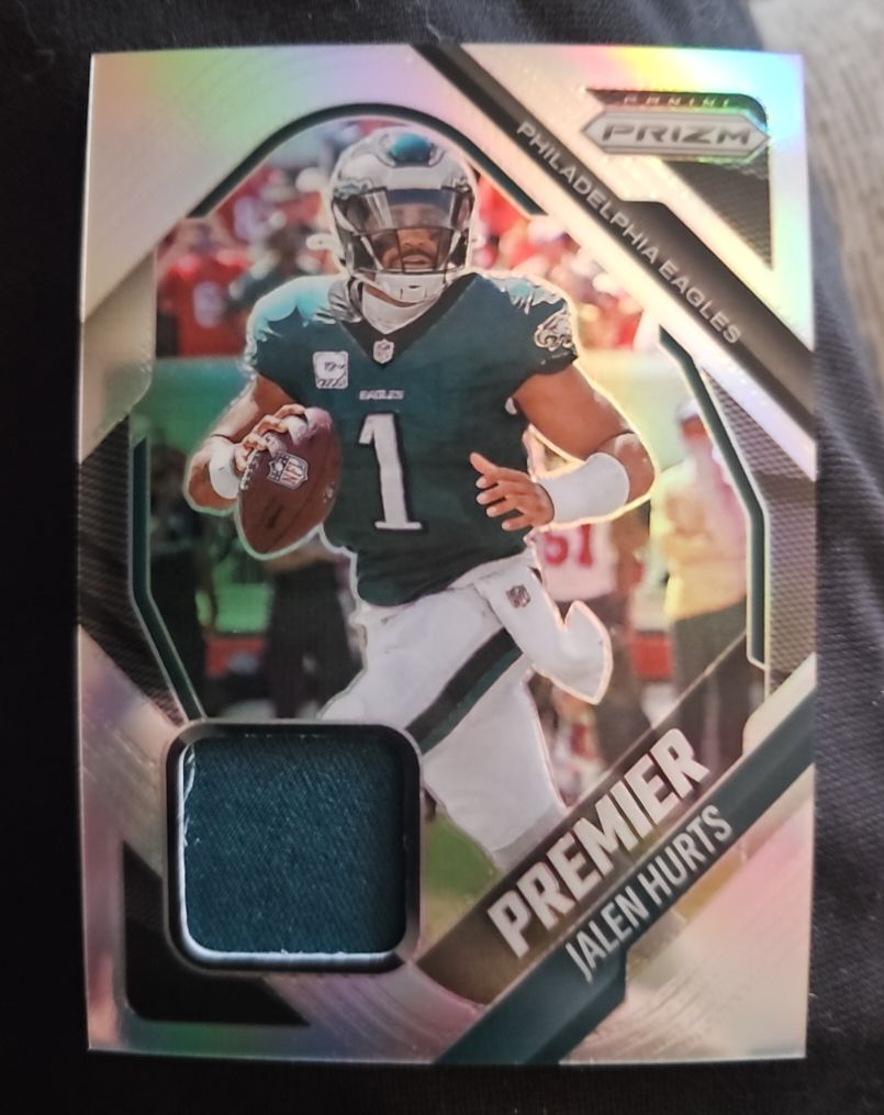 2025 Panini Prizm Premier Jerseys #PJY-JHS Jalen Hurts — front